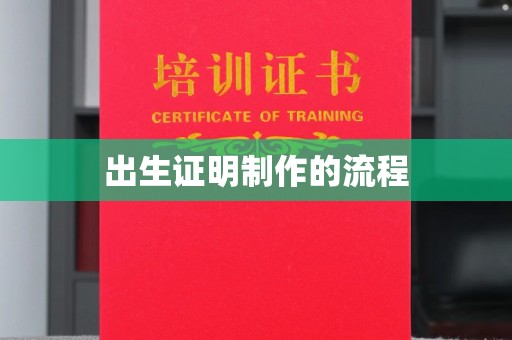 淳化出生证明制作的流程
