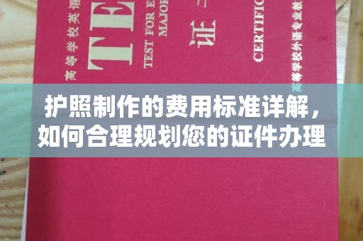 淳化护照制作的费用标准详解，如何合理规划您的证件办理预算
