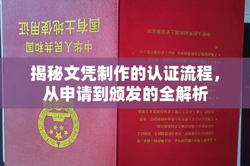 淳化揭秘文凭制作的认证流程，从申请到颁发的全解析