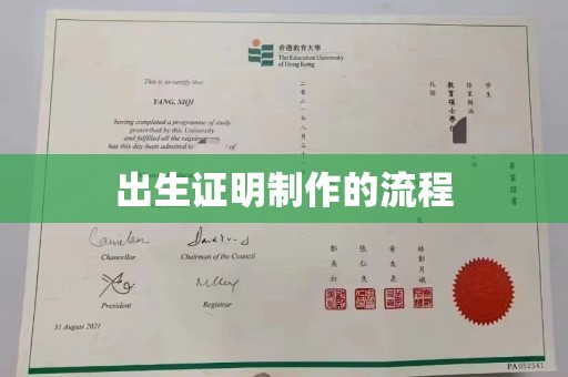淳化出生证明制作的流程