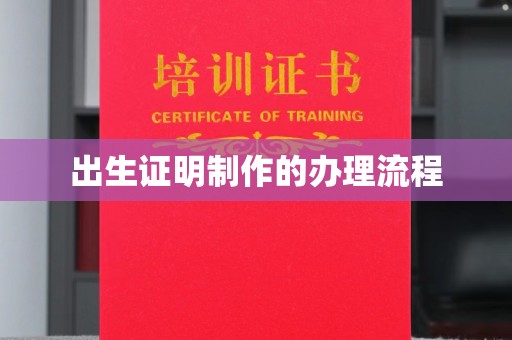 淳化出生证明制作的办理流程