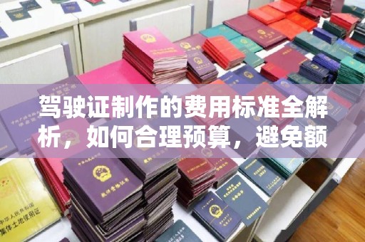 淳化驾驶证制作的费用标准全解析，如何合理预算，避免额外支出